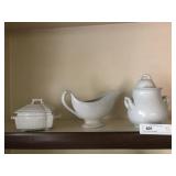 3 pcs of Ironstone Hollowware