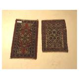2 Small Geometric Pattern Rugs