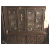 4-Door Hutch Style China Cabinet