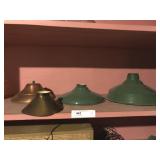 4 Vintage Metal Shades