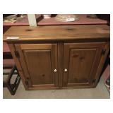 Narrow Softwood Cupboard