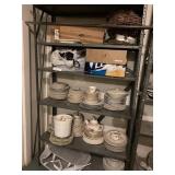 Christmas Lights and Misc. Dish Sets (4 Shelves)