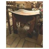 Oriental Style Wooden Stool