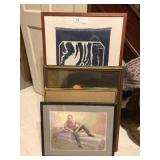 (5) Framed Items- Original Artist Improved Photo