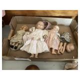 (4) Assorted Vintage Dolls