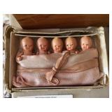 Quintuplet Infant Jointed Dolls