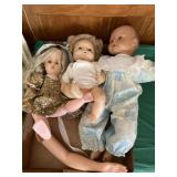 (2) Misc. Dolls and Doll Parts