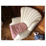 Upholstered Wing Back Arm Chair