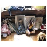 (8) Assorted Contemporary Dolls