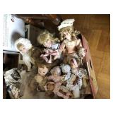 Vintage and Contemporary Porcelain Dolls