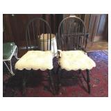 (2) Cane Seat Side Chairs