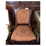 Depression Era Needle Point Chair