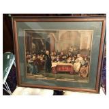 Framed Lithograph of Christopher Columbus