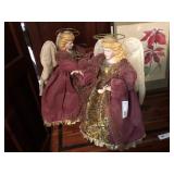 (2) Porcelain Angel Figurines