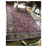 Vintage Floral Woven Rug