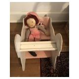 Vintage Wooden Rocking Duck