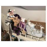 Contemporary Composition and Porcelain Figurines