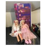 (2) 36" Barbie Dolls