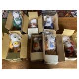 (7) AVS Collectible Bears