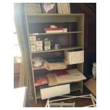 5 Shelf Softwood Painted Bookcase