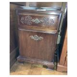 Mahogany Carved Decorated End Table