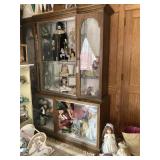 2 Piece Step Back China Closet with Glass Doors