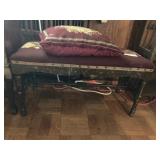 Embroidered Top Vintage Stool