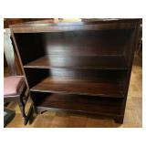Mahogany 3-Shelf Bookcase