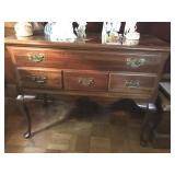 Cherry Vanity with Queen Anne Legs