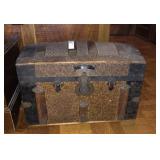 Small Camel Back Steamer Trunk