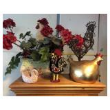 Contemporary Decorative Roosters