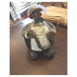 Redware Pottery Portly Butcher