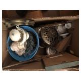 Glassware, Prints, Mirror, Sugar Bowls