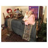 Maple Single Bed with Frame.