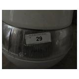 (5) Used White Dome Lights