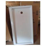 White Acrylic Shower Pan