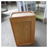 Wall Cabinet, Shaker Style, Oak Color