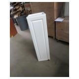 Wall Cabinet, Raised Panel, White Color