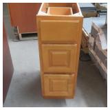 Drawer Base Cabinet, Raised Panel Light Oak