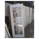 French Door, Exterior Steel Slab W/Hinges