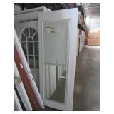 Full Glass Fiberglass Exterior Slab W/Mini Blinds