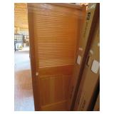 Half Louvered Pine Interior Door Slab