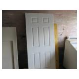 Six Panel Steel Exterior Slab Door