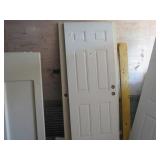 Six Panel Steel Exterior Slab Door