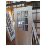Nine Lite Fiberglass Exterior Door