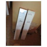(2) White Vinyl Mini Blinds