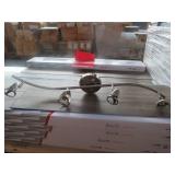 Curved 4 Light Wall Fixture