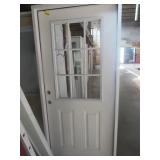 Nine Lite Fiberglass Exterior Door