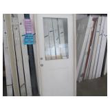 Half Glass Fiberglass Exterior Door