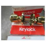 Mixed Lot Of Door Knobs And Deadbolt Locks
